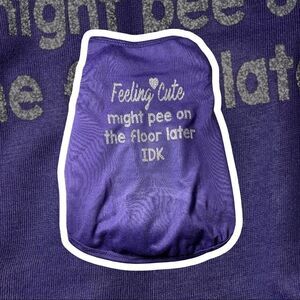 Hand Crafted funny dog Tshirt, Furbaby Clothes, Pet Apparel, Funny Dog‎ Shirt